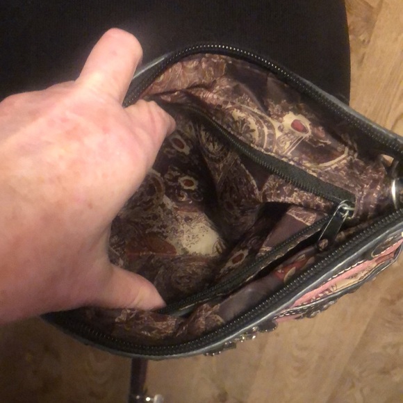 Pretty Pink Rhinestone Crossbody Purse - Picture 8 of 14